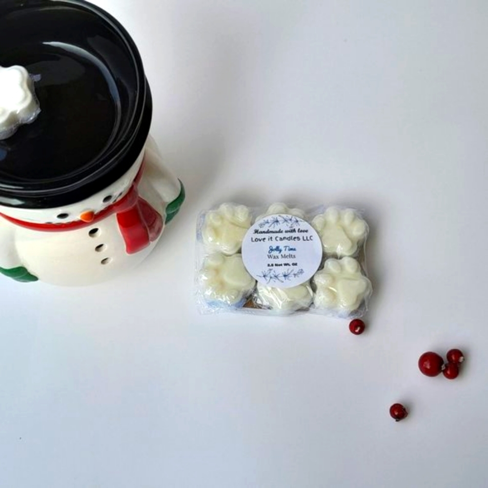 Christmas Signature Scented Soy Wax Melts Jolly Time Paw Shape 2.5oz great gift